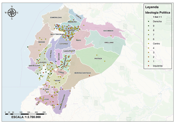 ideología periodistas ecuador