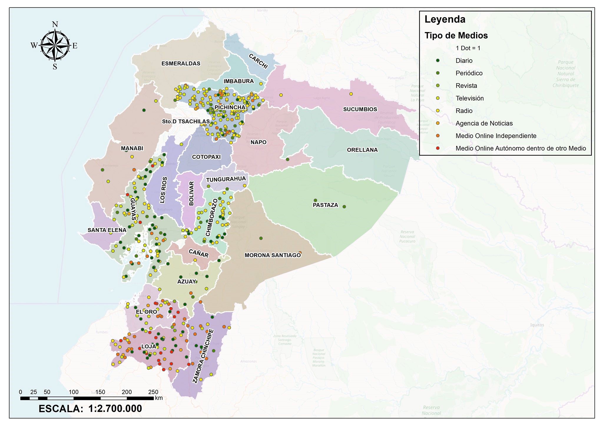 tipos de medios de comunicación